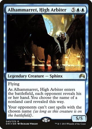 Alhammarret, High Arbiter [Magic Origins Promos] MTG Single Magic: The Gathering  | Multizone: Comics And Games
