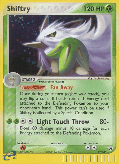 Shiftry (12/100) [EX: Sandstorm] Pokemon Single Pokémon  | Multizone: Comics And Games