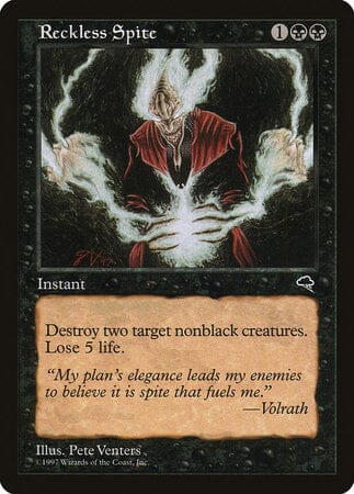 Reckless Spite [Tempest] MTG Single Magic: The Gathering  | Multizone: Comics And Games
