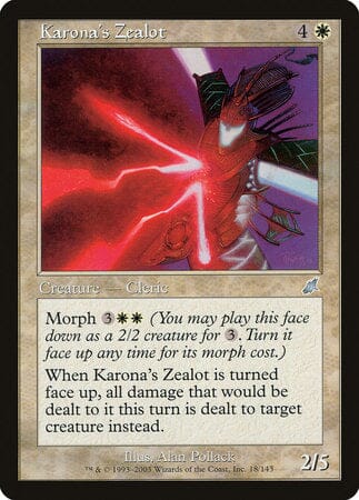 Karona's Zealot [Scourge] MTG Single Magic: The Gathering  | Multizone: Comics And Games