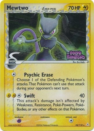 Mewtwo (24/110) (Delta Species) (Stamped) [EX: Holon Phantoms] Pokemon Single Pokémon  | Multizone: Comics And Games