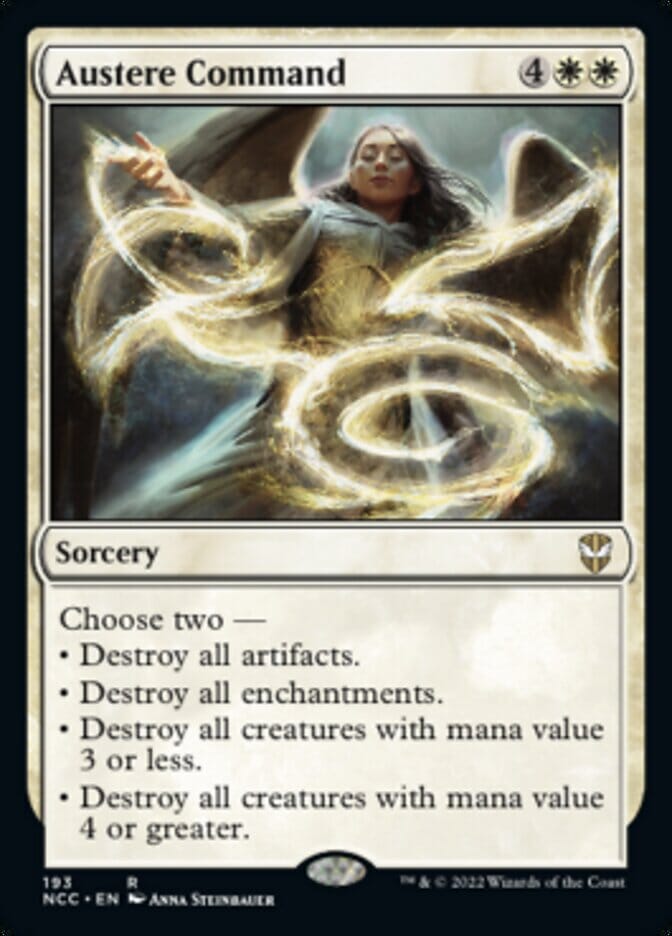 Austere Command [Streets of New Capenna Commander] MTG Single Magic: The Gathering  | Multizone: Comics And Games