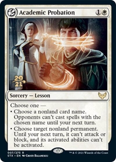 Academic Probation [Strixhaven: School of Mages Prerelease Promos] MTG Single Magic: The Gathering  | Multizone: Comics And Games