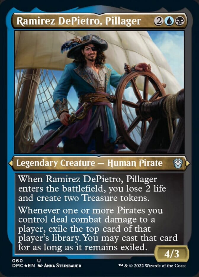 Ramirez DePietro, Pillager (Foil Etched) [Dominaria United Commander] MTG Single Magic: The Gathering  | Multizone: Comics And Games