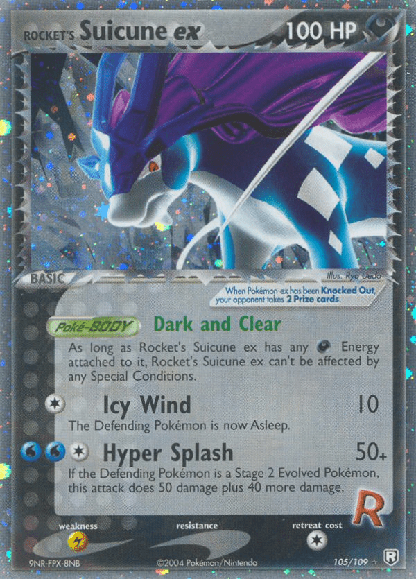 Rocket's Suicune ex (105/109) [EX: Team Rocket Returns] Pokemon Single Pokémon  | Multizone: Comics And Games