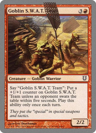 Goblin S.W.A.T. Team [Unhinged] MTG Single Magic: The Gathering  | Multizone: Comics And Games