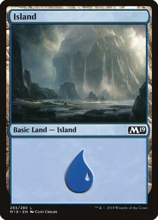 Island (265) [Core Set 2019] MTG Single Magic: The Gathering  | Multizone: Comics And Games