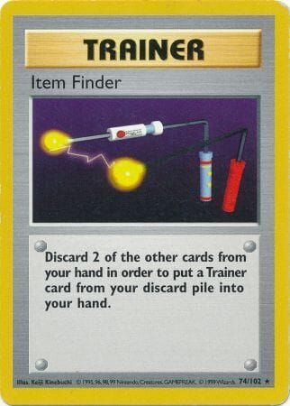 Item Finder (74/102) [Base Set Shadowless Unlimited] Pokemon Single Pokémon  | Multizone: Comics And Games