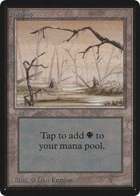 Swamp [Limited Edition Beta] MTG Single Magic: The Gathering  | Multizone: Comics And Games