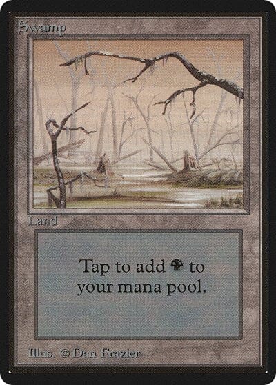 Swamp [Limited Edition Beta] MTG Single Magic: The Gathering  | Multizone: Comics And Games