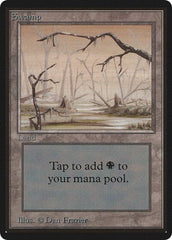 Swamp [Limited Edition Beta] MTG Single Magic: The Gathering  | Multizone: Comics And Games