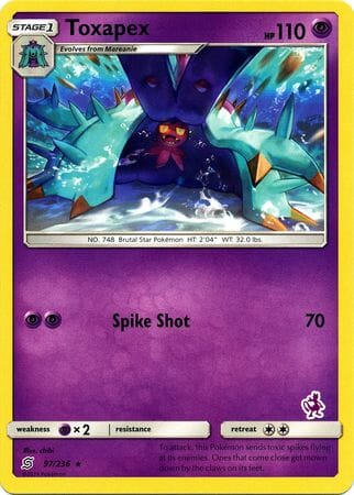 Toxapex (97/236) (Mewtwo Deck) [Battle Academy 2020] Pokemon Single Pokémon  | Multizone: Comics And Games