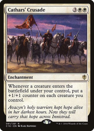 Cathars' Crusade [Commander 2016] MTG Single Magic: The Gathering  | Multizone: Comics And Games