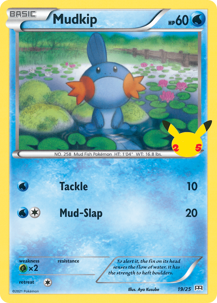 Mudkip (19/25) [McDonald's 25th Anniversary] Pokemon Single Pokémon  | Multizone: Comics And Games