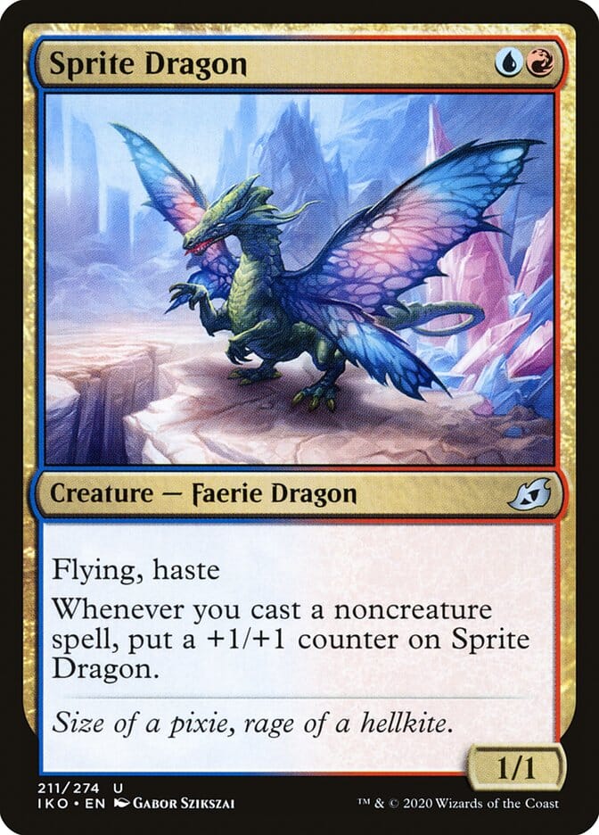 Sprite Dragon [Ikoria: Lair of Behemoths] MTG Single Magic: The Gathering  | Multizone: Comics And Games