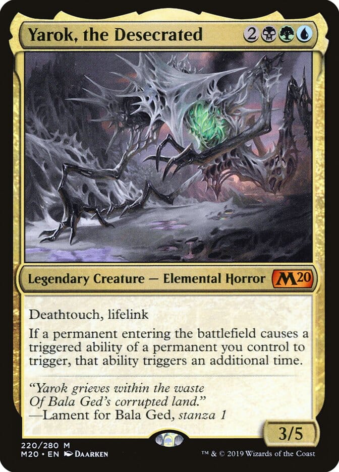 Yarok, the Desecrated [Core Set 2020] MTG Single Magic: The Gathering  | Multizone: Comics And Games