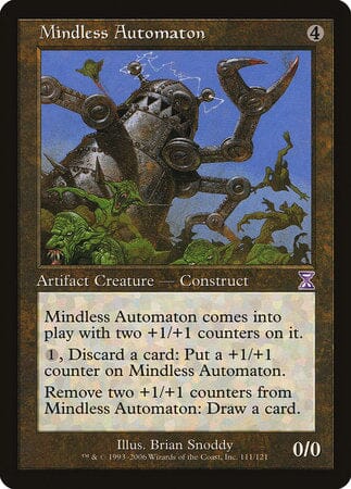 Mindless Automaton [Time Spiral Timeshifted] MTG Single Magic: The Gathering  | Multizone: Comics And Games