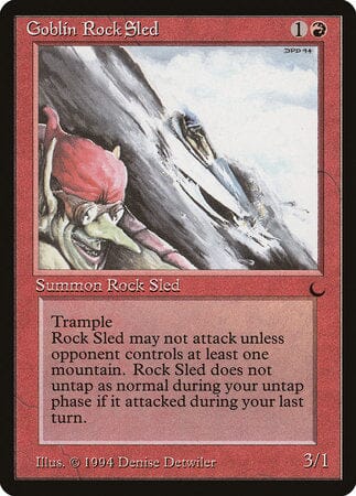 Goblin Rock Sled [The Dark] MTG Single Magic: The Gathering  | Multizone: Comics And Games