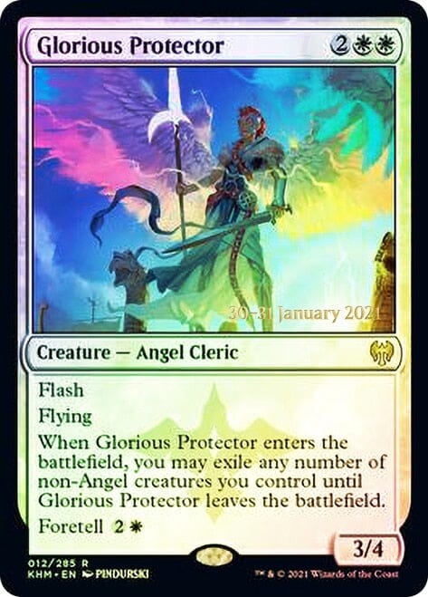 Glorious Protector [Kaldheim Prerelease Promos] MTG Single Magic: The Gathering  | Multizone: Comics And Games