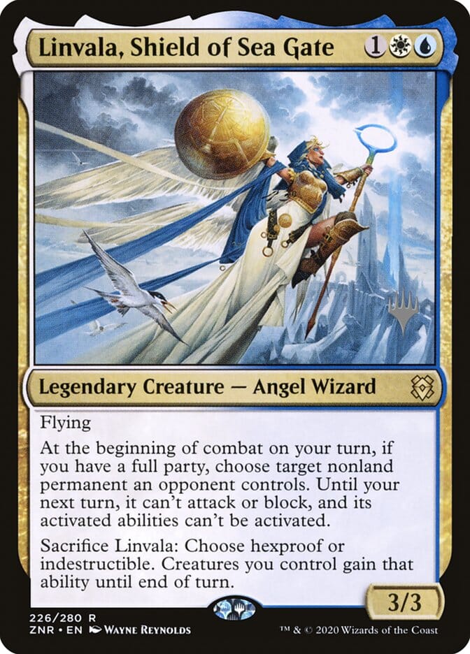 Linvala, Shield of Sea Gate (Promo Pack) [Zendikar Rising Promos] MTG Single Magic: The Gathering  | Multizone: Comics And Games