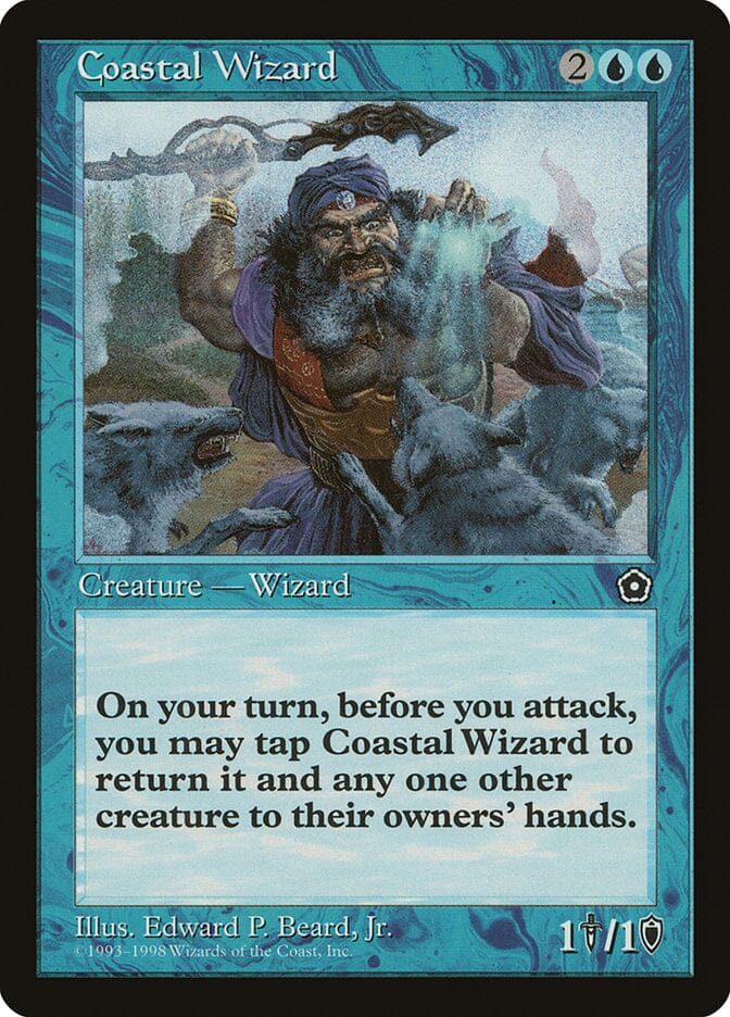 Coastal Wizard [Portal Second Age] MTG Single Magic: The Gathering  | Multizone: Comics And Games