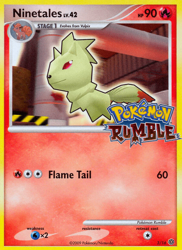 Ninetales (3/16) [Pokémon Rumble] Pokemon Single Pokémon  | Multizone: Comics And Games