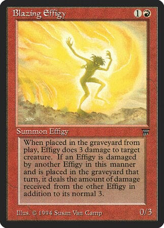 Blazing Effigy [Legends] MTG Single Magic: The Gathering  | Multizone: Comics And Games