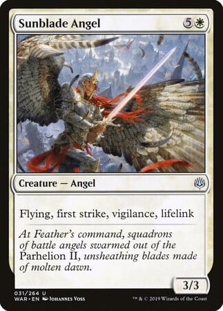 Sunblade Angel [War of the Spark] MTG Single Magic: The Gathering  | Multizone: Comics And Games