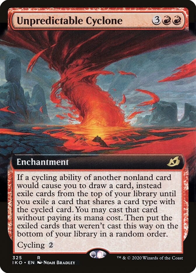 Unpredictable Cyclone (Extended Art) [Ikoria: Lair of Behemoths] MTG Single Magic: The Gathering  | Multizone: Comics And Games