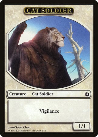 Cat Soldier Token [Born of the Gods Tokens] MTG Single Magic: The Gathering  | Multizone: Comics And Games