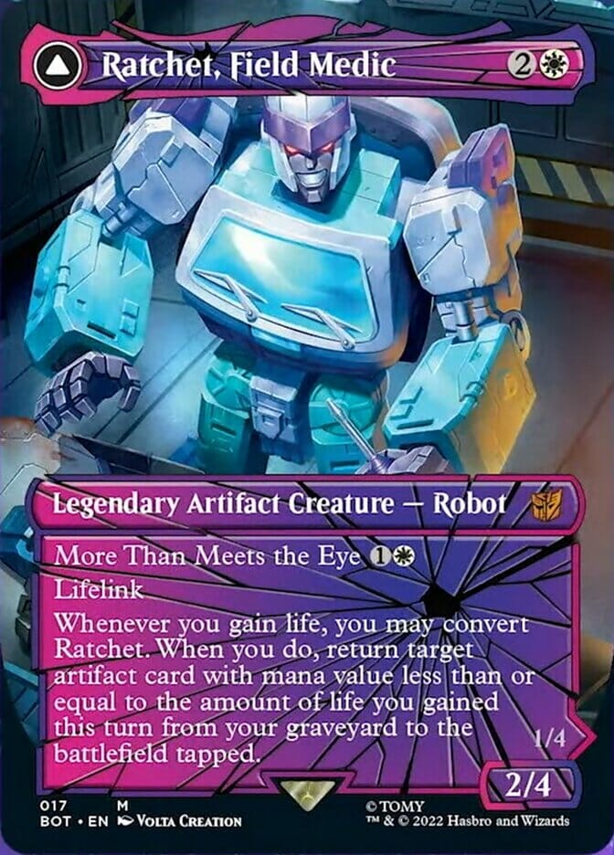 Ratchet, Field Medic // Ratchet, Rescue Racer (Shattered Glass) [Universes Beyond: Transformers] MTG Single Magic: The Gathering  | Multizone: Comics And Games