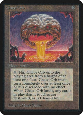 Chaos Orb [Limited Edition Alpha] MTG Single Magic: The Gathering  | Multizone: Comics And Games