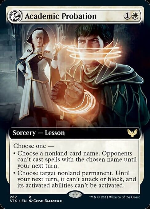 Academic Probation (Extended) [Strixhaven: School of Mages] MTG Single Magic: The Gathering  | Multizone: Comics And Games