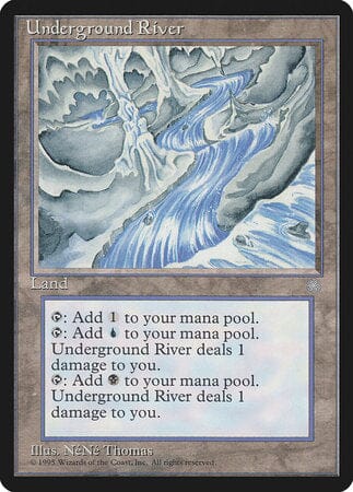 Underground River [Ice Age] MTG Single Magic: The Gathering  | Multizone: Comics And Games