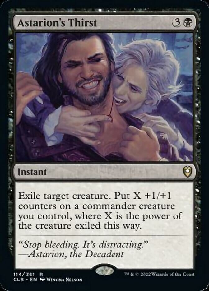 Astarion's Thirst [Commander Legends: Battle for Baldur's Gate] MTG Single Magic: The Gathering  | Multizone: Comics And Games
