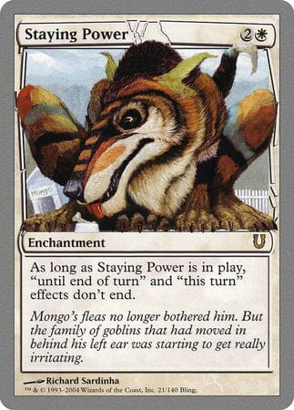 Staying Power [Unhinged] MTG Single Magic: The Gathering  | Multizone: Comics And Games