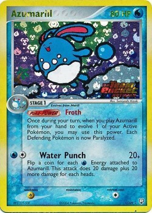 Azumarill (1/109) (Stamped) [EX: Team Rocket Returns] Pokemon Single Pokémon  | Multizone: Comics And Games