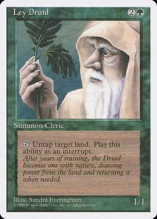 Ley Druid [Fourth Edition] MTG Single Magic: The Gathering  | Multizone: Comics And Games