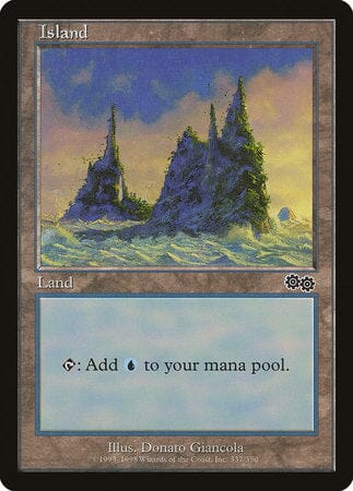 Island (337) [Urza's Saga] MTG Single Magic: The Gathering  | Multizone: Comics And Games