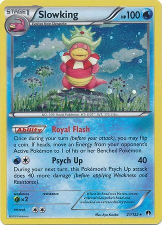 Slowking (21/122) (Cosmos Holo) [XY: BREAKpoint] Pokemon Single Pokémon  | Multizone: Comics And Games