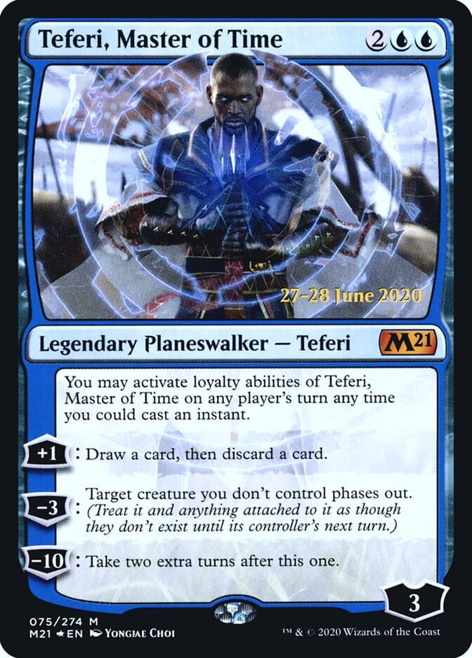 Teferi, Master of Time [Core Set 2021 Prerelease Promos] MTG Single Magic: The Gathering  | Multizone: Comics And Games