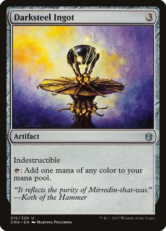 Darksteel Ingot [Commander Anthology] MTG Single Magic: The Gathering  | Multizone: Comics And Games