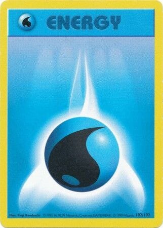 Water Energy (102/102) [Base Set Shadowless Unlimited] Pokemon Single Pokémon  | Multizone: Comics And Games