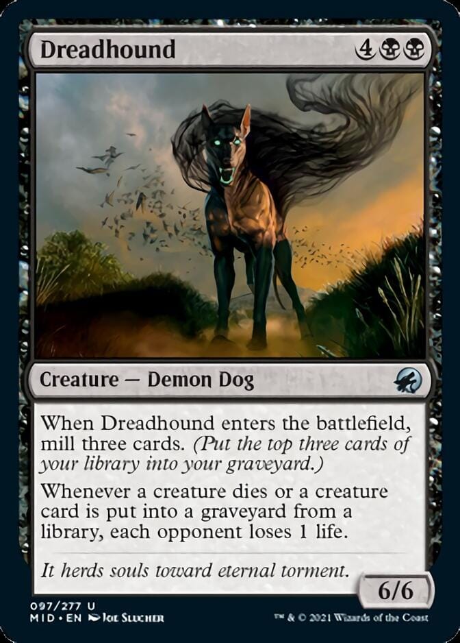 Dreadhound [Innistrad: Midnight Hunt] MTG Single Magic: The Gathering  | Multizone: Comics And Games