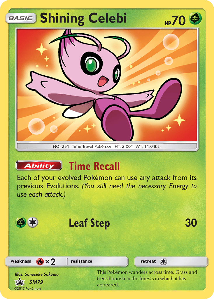 Shining Celebi (SM79) [Sun & Moon: Black Star Promos] Pokemon Single Pokémon  | Multizone: Comics And Games