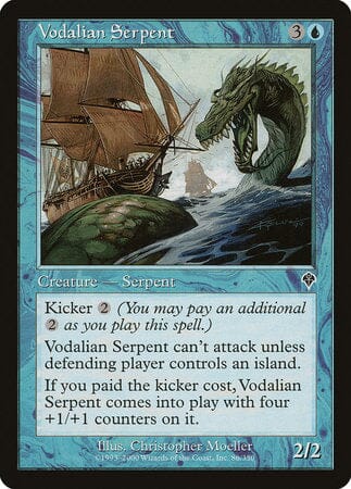 Vodalian Serpent [Invasion] MTG Single Magic: The Gathering  | Multizone: Comics And Games