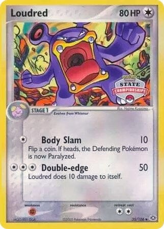 Loudred (35/106) (State Championships) [EX: Emerald] Pokemon Single Pokémon  | Multizone: Comics And Games