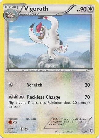 Vigoroth (4/30) [XY: Trainer Kit 1 - Bisharp] Pokemon Single Pokémon  | Multizone: Comics And Games
