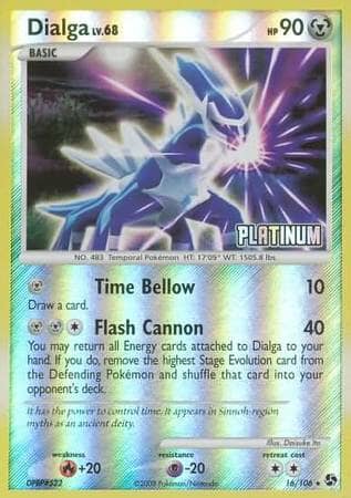 Dialga (16/106) [Burger King Promos: 2009 Collection] Pokemon Single Pokémon  | Multizone: Comics And Games