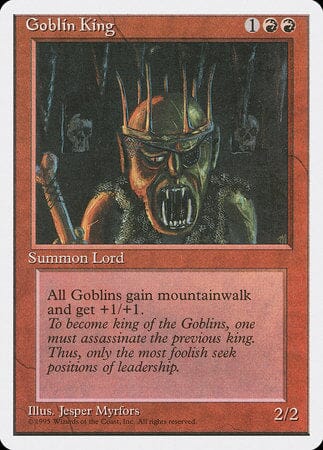 Goblin King [Fourth Edition] MTG Single Magic: The Gathering  | Multizone: Comics And Games